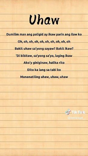 Uhaw Song Lyrics: Meaning and Interpretation