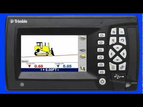 Trimble GCS900 Grade Control System Lane Guidance