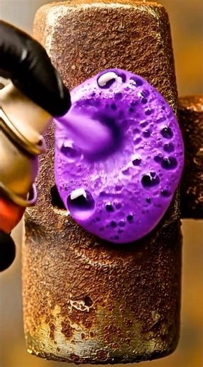 😱 Insane Rust Cleaning Spray, Satisfying ASMR #asmr #rust #renovation