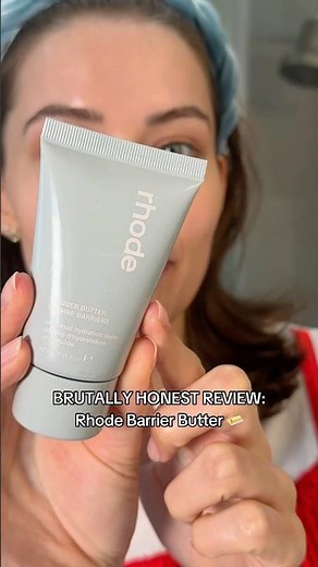 BRUTALLY HONEST Rhode barrier butter review 👀 #rhodeskin #skincarereview