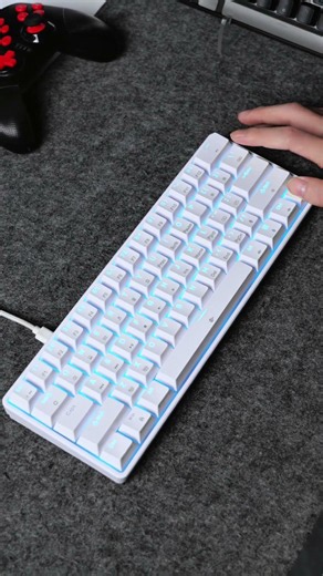 The compact 60% layout experience of the DK61SE#keyboard #mechanicalkeyboard #kemove #gaming