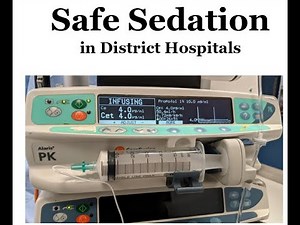 Safe Sedation in District Hospitals