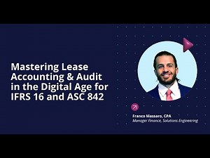 Lease Accounting & Audit - Best Practices for IFRS 16 & ASC 842 Compliance - Nakisa Webinar