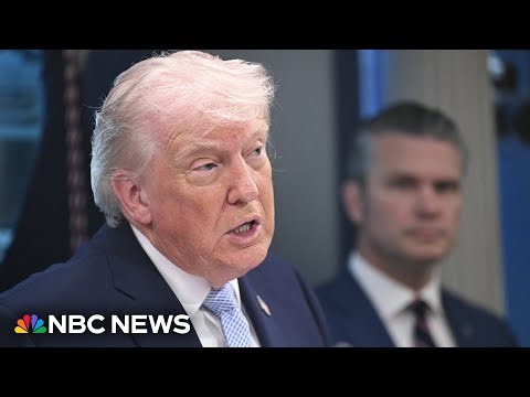 Trump discusses rescue operation for U.S. airmen shot down over Iran