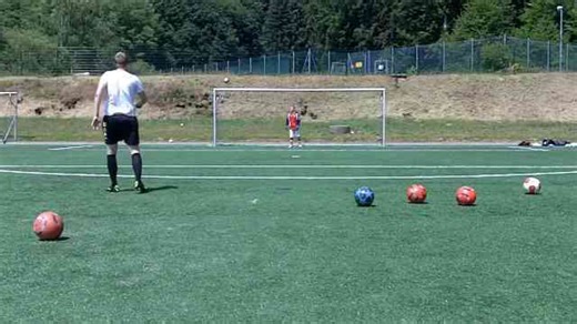 Cristiano Ronaldo dip tutorial Schusstechnik | How to shoot a topspin | Deutsch