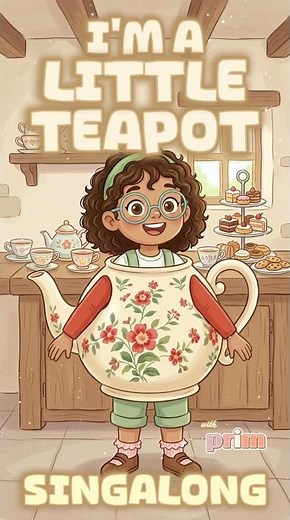 I'm a Little Teapot Singalong | Nursery Rhyme Sing Song