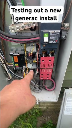 This is how a standby generator turns on and powers the house in an outage #truedialogue