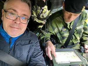 Ett inlägg i ”Inbäddad i militärövningen Aurora 23”