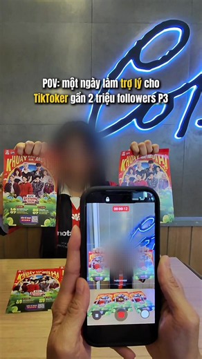 POV: một ngày làm trợ lý cho TikToker gần 2 triệu followers P3 #bun #pov #trolymtd