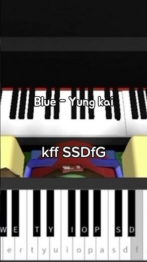 Blue - Yung kai | Piano Tutorial #roblox #pianotutorial #piano #blue #yungkai