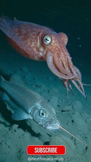 Deep Sea Squid 🦑 | Calm Ocean & Relaxing Music
