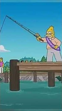 What happens when the Simpson family goes fishing?