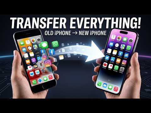 How to Transfer EVERYTHING From Your Old iPhone To New iPhone (No iCloud Backup)