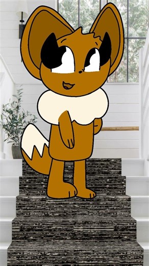 Jumping Off My Stairs! #pokemon #animation #eevee #memes #flipaclip #funny