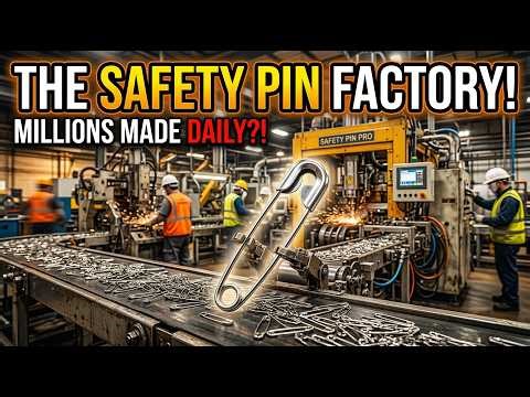 Inside the Safety Pin Factory – Step-by-Step Making