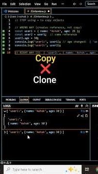 JavaScript Object Copy Bug 😱 (Most Devs Miss This)