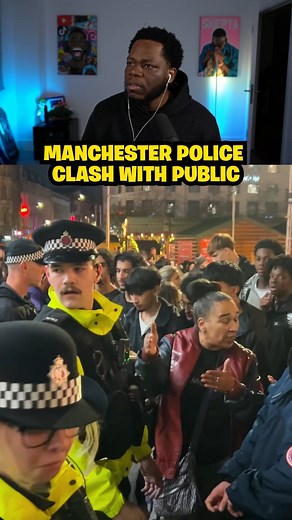 167K views · 1.1K reactions | Manchester Police Clash With Public #samham #reels #manchester #police | Samham | Facebook