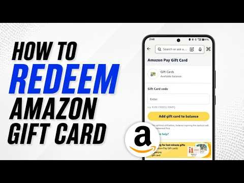 How To Redeem Amazon Gift Card
