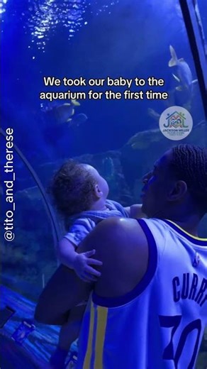 Baby Sees Fish For The First Time 😲