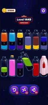 Magic Sort: Ultimate Level 1449 Walkthrough (All Secrets & Strategies) #games #game #gaming