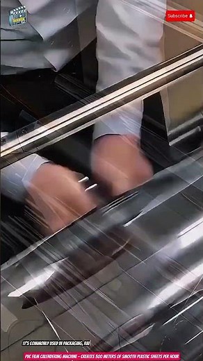 PVC Film Calendering Machine – Creates 300 Meters of Smooth Plastic Sheets Per Hour