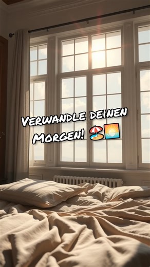 Erlebe jeden Morgen wie einen frischen Start: Mit meiner neuen Morgenroutine beginnt der Tag ohne Chaos und Stress! 🏖️✨ Leg abends die Kleidung bereit und plane kurz deinen Tag. Was für ein Unterschied! Probiere es aus und spüre die Magie des entspannten Starts! 🌅😊 Schreib mir deine Erfahrungen, ich bin gespannt! Folg mir für mehr einfache Life-Hacks! #Morgenroutine #Motivation #LifeHacks #Stressfrei #Tipps