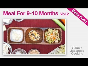 How To Make Baby Food In Japan (9-10 Months) Vol.2 | Protein Recipe | YUCa's Japanese Cooking