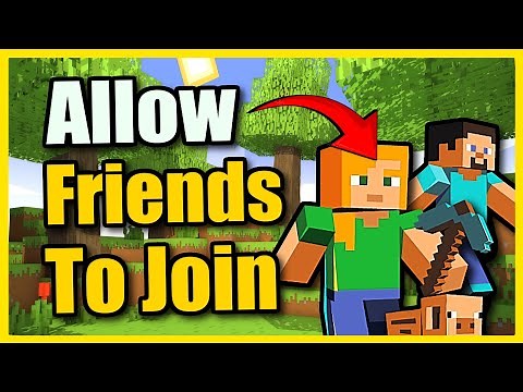 How to Allow Friends to Join Minecraft World & Turn On Multiplayer (Easy Settings)