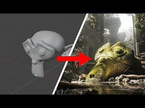 Making a Render With the Blender Monkey Head