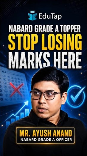 NABARD Grade A Officer Topper Reveals Accuracy-First Strategy | Stop Losing Marks on Easy Questions