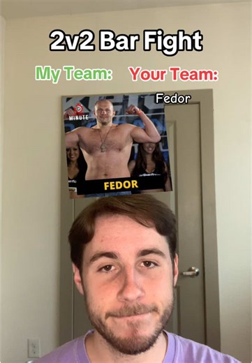UFC 2v2 Bar Fight Matchup: Fedor vs Brock Lesnar