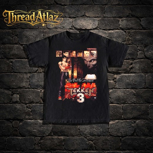 Vintage Tekken 3 PS2 Tee – 2000s Arcade Fighting Game Shirt - Etsy