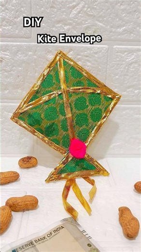 DIY Makar Sankranti kite envelope | DIY kite envelope #diy #kiteenvelope #makarsankrantidiy