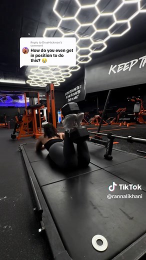 Replying to @DrueHickman set up for lying dumbbell hamstring curl🔥 details in caption) 1. Lie face-down, hips pressed into the bench 2. Knees just off the edge 3. Clamp the dumbbell with the arches of your shoes 4. Core tight, ribs down 5. Curl heels toward glutes, control the negative 6. If your hips lift, the weight is too heavy #hamstringcurl #legworkout #gluteworkout #legday #hamstringworkout