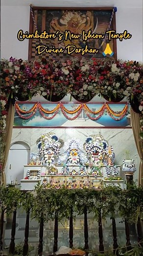 New ISKCON Temple Coimbatore Grand Inauguration | Krishna Temple Tamil Nadu | Spiritual Vlog 2025