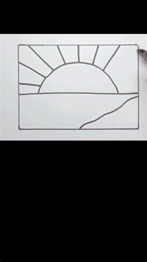 3 ways to draw seascape scenery #art #stepbystepdrawing #drawing #beginnerdrawing #quickdrawing