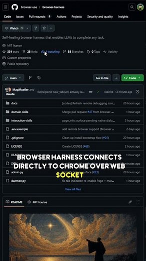 Browser Harness: a browser automation tool that injects live JavaScript when the DOM breaks
