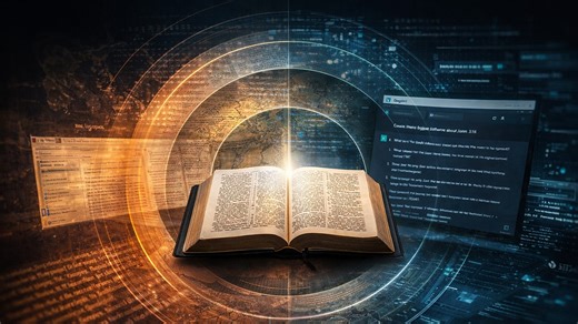 How to Study the Bible with AI (Without Letting AI Interpret Scripture)