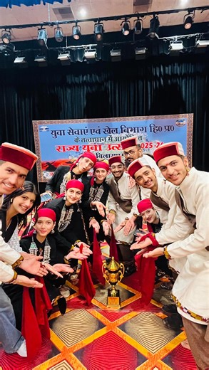 kartik❤ on Instagram: "State champions❤️ Team -Royal Rhythm of the dev bhoomi . . National loading. . . #pahadi #instagram #himachal #famous #naati"