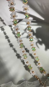 4.4K views · 2.9K reactions | Making the Green Garden Bracelet✨...