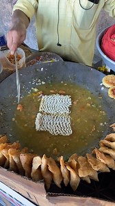 287K views · 4.9K reactions | Maggi Ragda Chaat | Street Food World | Facebook