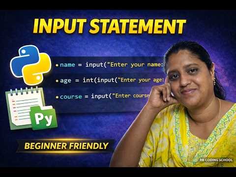 Python input function in tamil |Python data science series