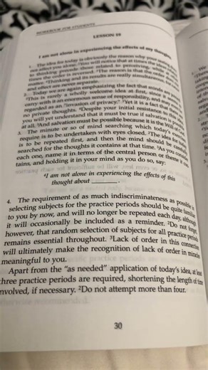 Jan 19,2026 A Course in Miracles lesson 19