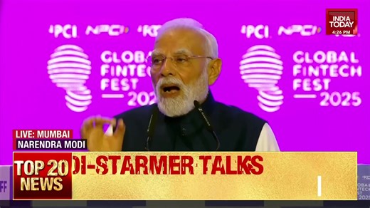 2.2K views · 42 reactions | "Our goal is to ensure the benefits of AI reach every district and every language. Through our Centres of Excellence, Skilling Hubs, and Indigenous AI models, we’re making this possible. India has always advocated a Global Framework for Ethical AI... For us, AI means All Inclusive" — PM Modi at the Global Fintech Fest, Jio World Centre, Mumbai #NarendraModi #AI | India Today | Facebook
