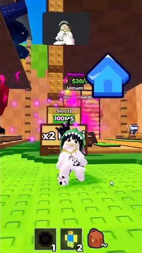 tendangan box keberuntungan Brainrots seru 🤩 #roblox