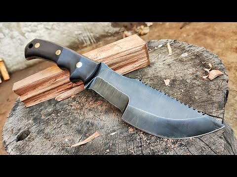Knife Making - Tom Brown Tracke: The Knife From "THE HUNTED"