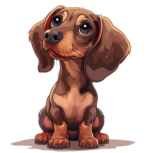 Watercolor Dachshund Cliparts, Puppy Dog PNG (digital Download) - Etsy