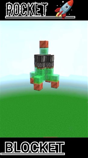 MINECRAFT ROCKET 😱🚀।।#minecraft #gaming #foryou
