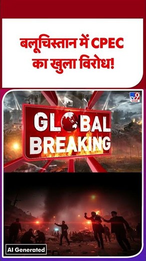 BLA : बलूचिस्तान में CPEC का खुला विरोध! -TV9| Baluchistan | #shorts | #ytshorts