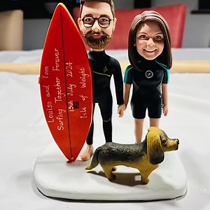 Custom Bride and Groom Cake Topper for Wedding Home Decor Keepsake Personalized Bobbleheads Gifts for Her Gifts for Him - Etsy